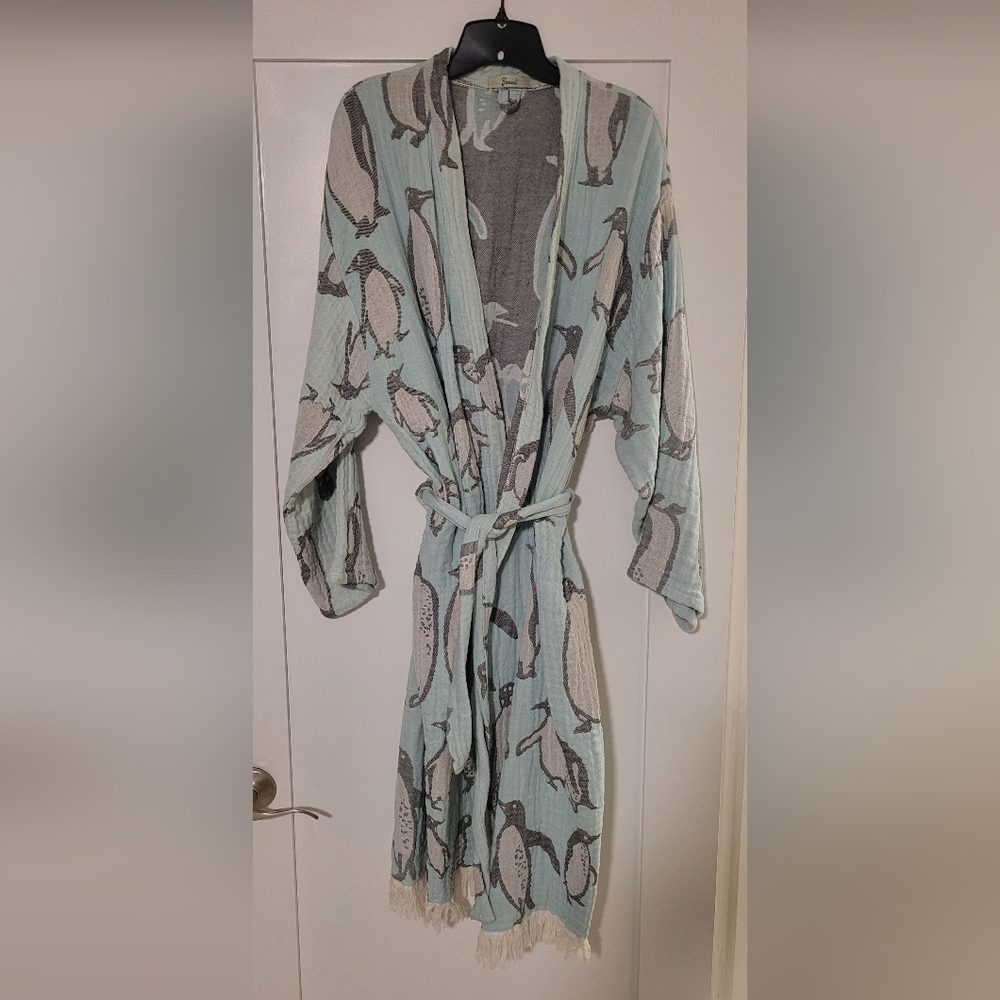 Pamukchi Turkish Cotton Penguin Robe